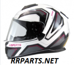 CASCOS X-SPORTS MODELO M66 VOLT BLANCO/NEGRO