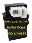 CDI 12v A BATERIA FICHA CUADRADA SAPUCAI / ZR / RX Z7 Y OTRAS 
