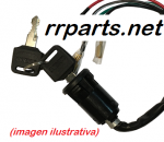 LLAVE DE CONTACTO SAPUCAI / CG125 / TITAN 99 / XL 125 BRASIL y otras