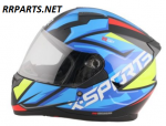 CASCOS X-SPORTS MODELO M67 COURXE NEGRO/AZUL