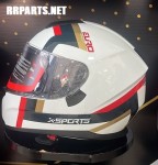 CASCOS X-SPORTS MODELO M67 LORD ROJO/BLANCO