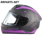 CASCOS X-SPORTS MODELO M63 LORD NEGRO/MORADO